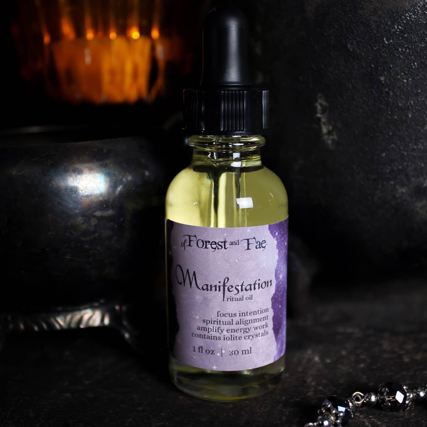 Manifestation Ritual Oil • Altar Oil For Intention Setting