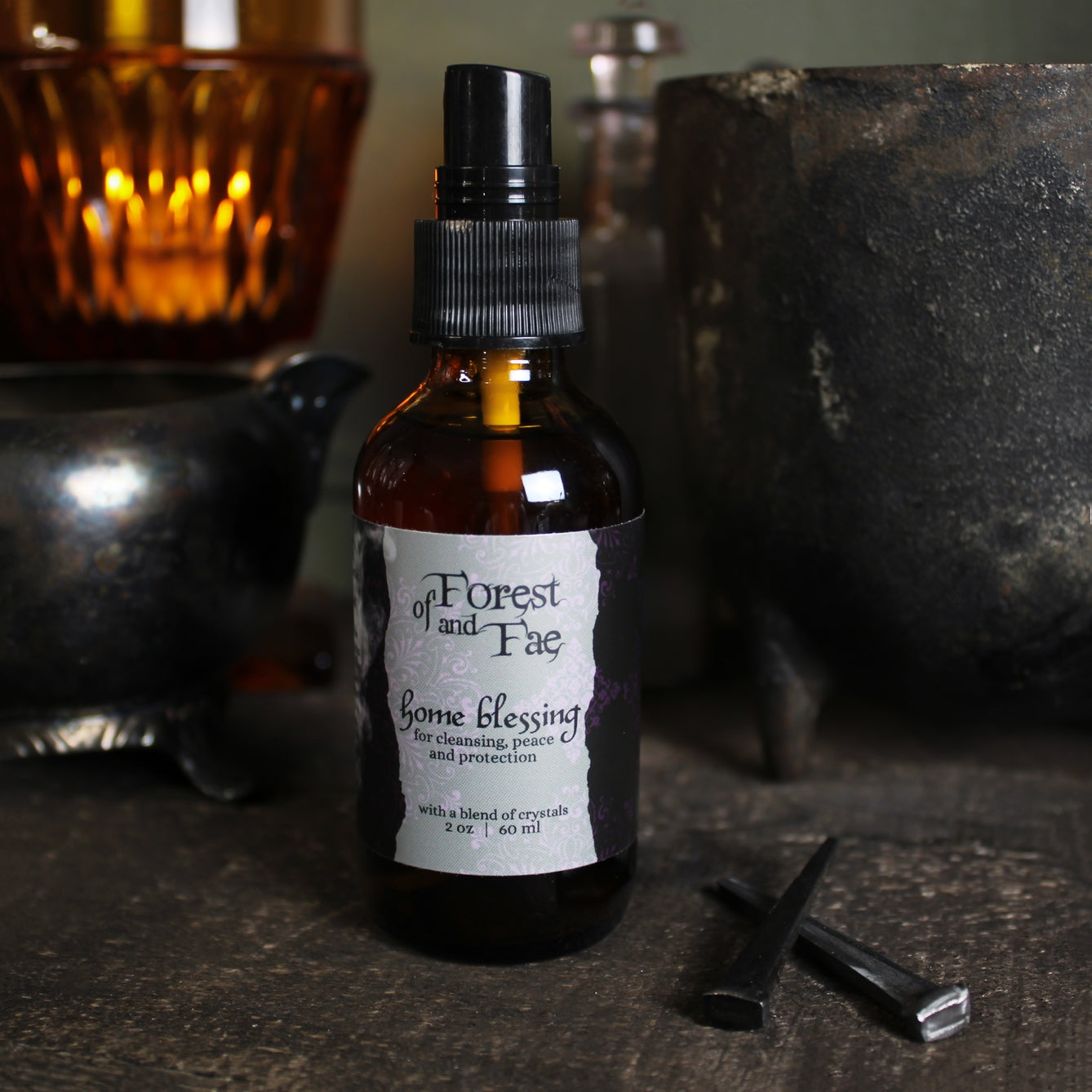 Home Blessing Cleansing Spray • Crystal Infused